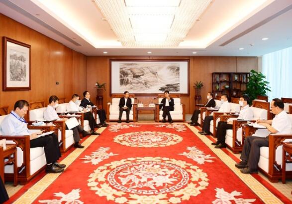 華能集團有限公司黨組書記、董事長舒印彪會見國開行董事長趙歡
