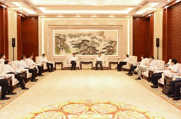 舒印彪拜會(huì)山東省委書記劉家義、省長(zhǎng)李干杰