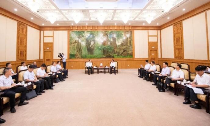 中核集團總經(jīng)理、黨組副書記顧軍與福建省委副書記、代省長王寧會談