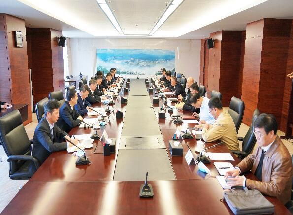中國能建黨委書記、董事長(zhǎng)宋海良拜會(huì)三峽集團(tuán)董事長(zhǎng)雷鳴山