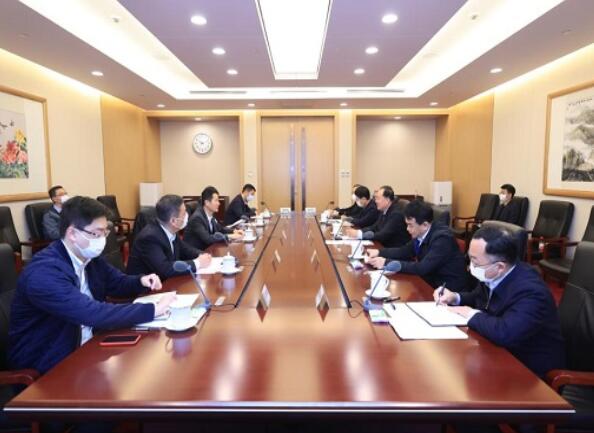 毛偉明會見上海市委常委、副市長吳清
