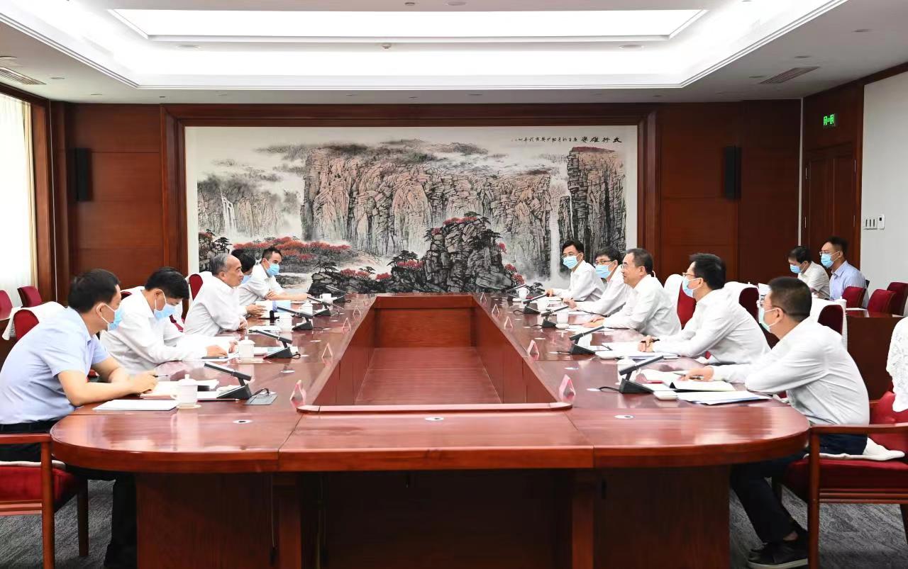 鄒磊拜會山西省委書記、省人大常委會主任林武