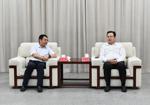 劉源拜會河北省委常委、副省長，雄安新區(qū)黨工委書記、管委會主任張國華