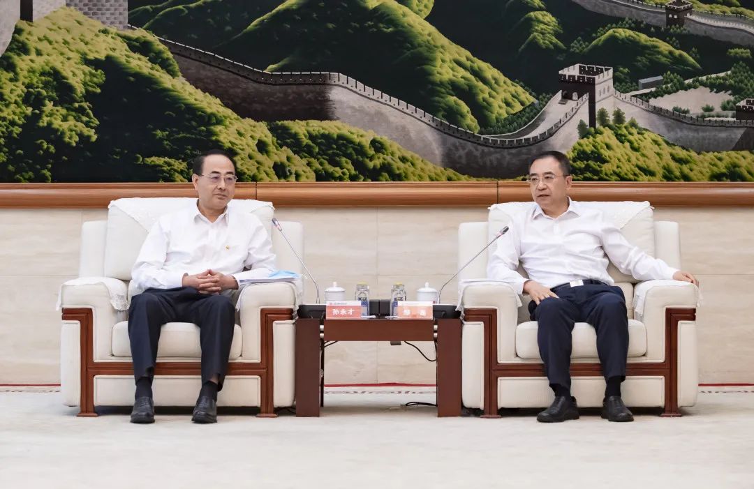 鄒磊會(huì)見中國中車黨委書記、董事長孫永才