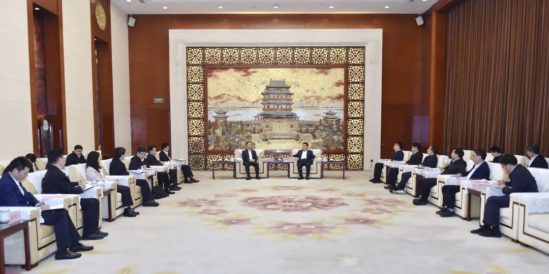 大唐集團(tuán)有限公司黨組書記、董事長鄒磊拜會江西省省長葉建春