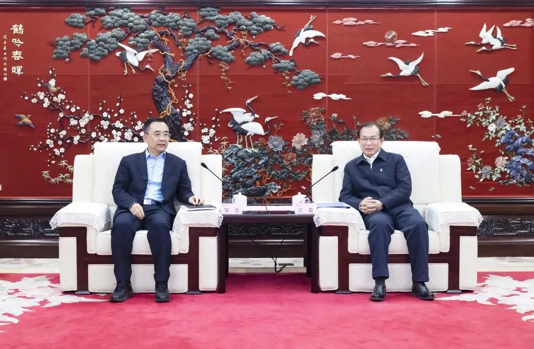 鄒磊、劉明勝拜訪中國(guó)華電董事長(zhǎng)江毅、總經(jīng)理葉向東