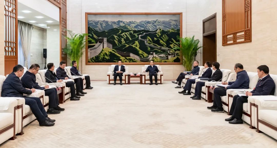 大唐集團黨組書記、董事長鄒磊會見哈電集團黨委書記、董事長曹志安