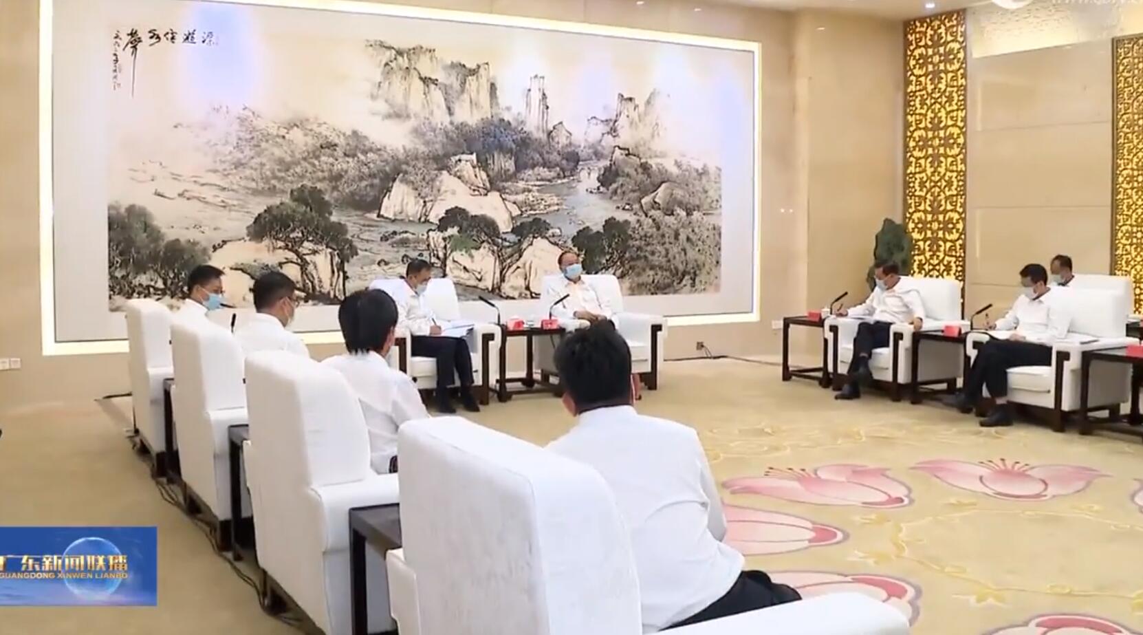 大唐集團(tuán)黨組書記、董事長(zhǎng)鄒磊拜會(huì)廣東省委書記黃坤明、省長(zhǎng)王偉中