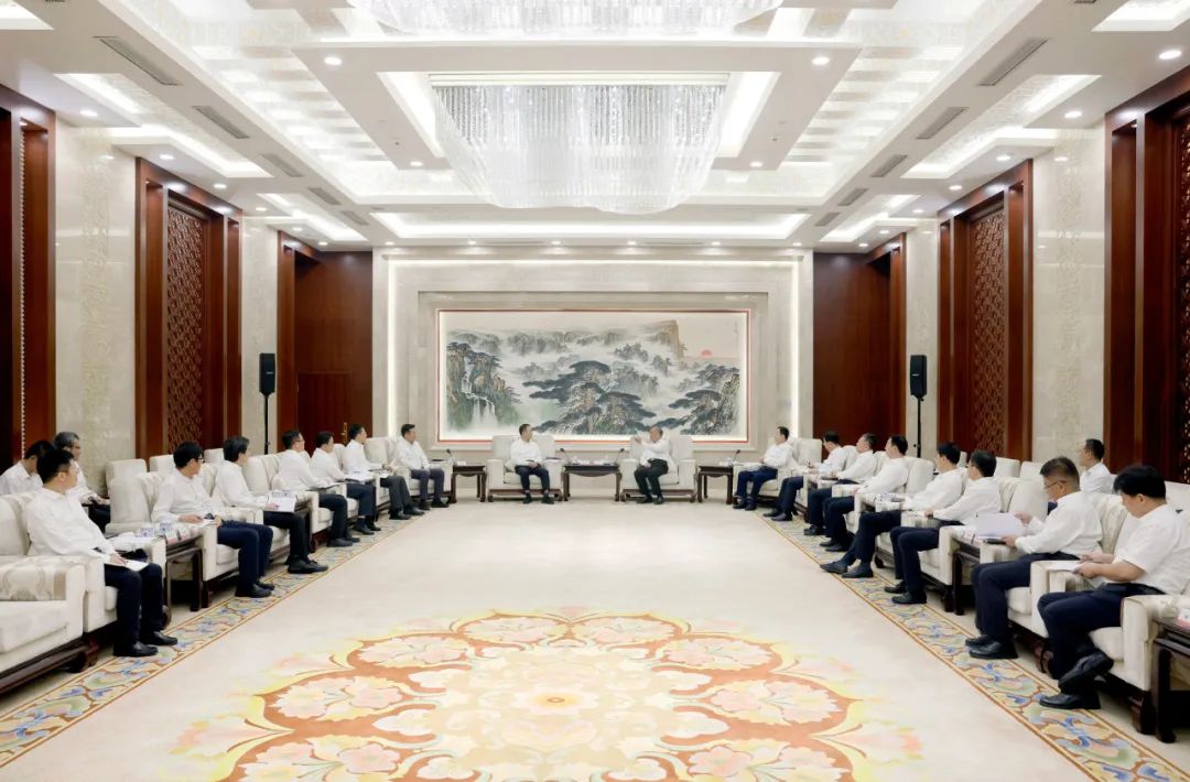 大唐集團(tuán)鄒磊、劉明勝拜會(huì)山東省委書記林武、省長(zhǎng)周乃翔