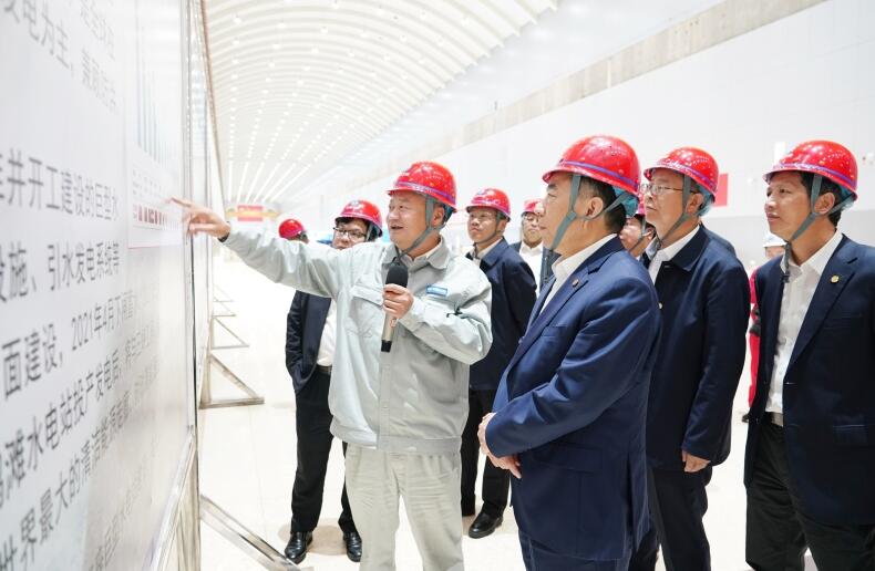 中國能建黨委書記、董事長宋海良赴白鶴灘水電站調(diào)研