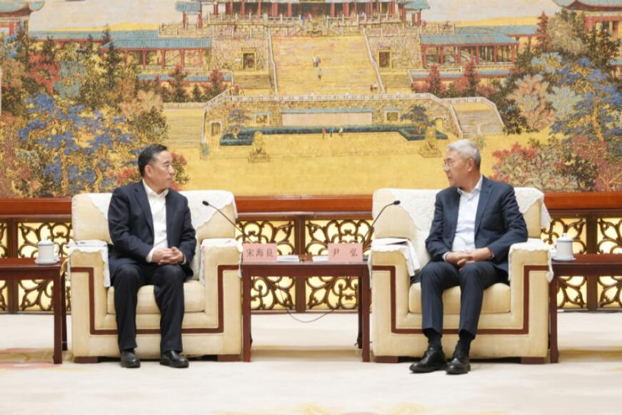 宋海良拜會江西省委書記尹弘、省長葉建春并見證簽署戰(zhàn)略合作協(xié)議