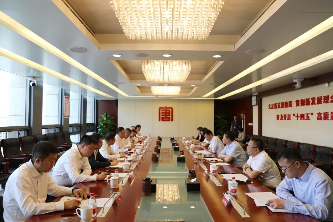 中建一局黨委書記、董事長吳愛國拜會大唐國際黨委書記、董事長王順啟