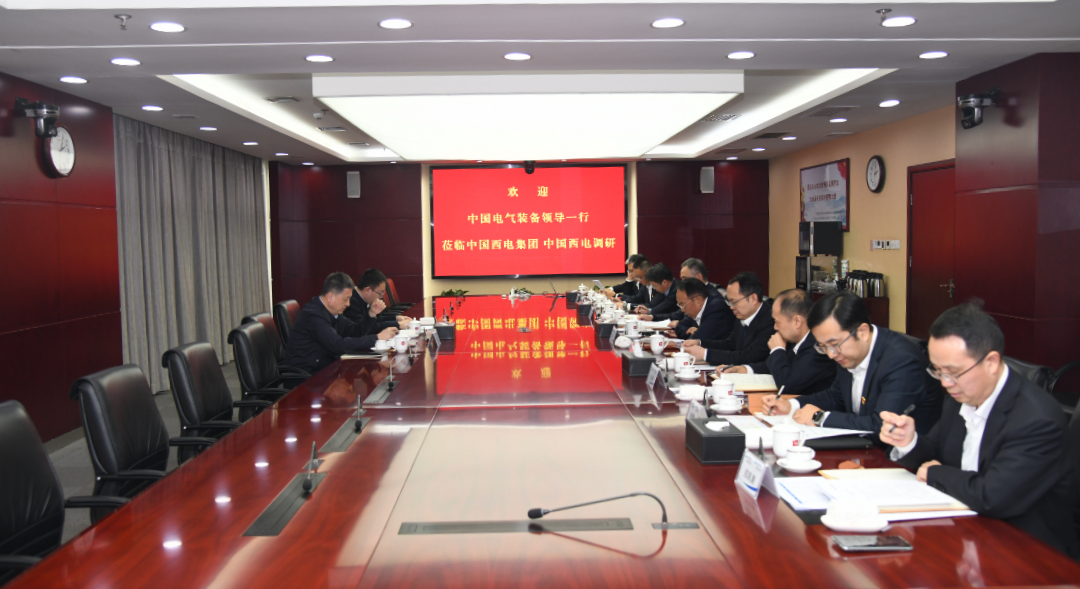 中國電氣裝備黨委副書記、總經(jīng)理周群到中國西電集團(tuán)、中國西電調(diào)研